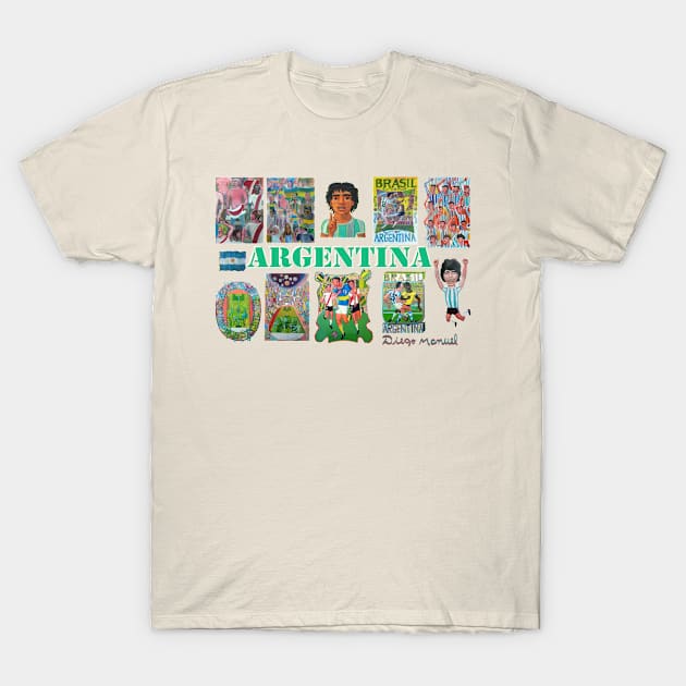 Argentina soccer T-Shirt by diegomanuel